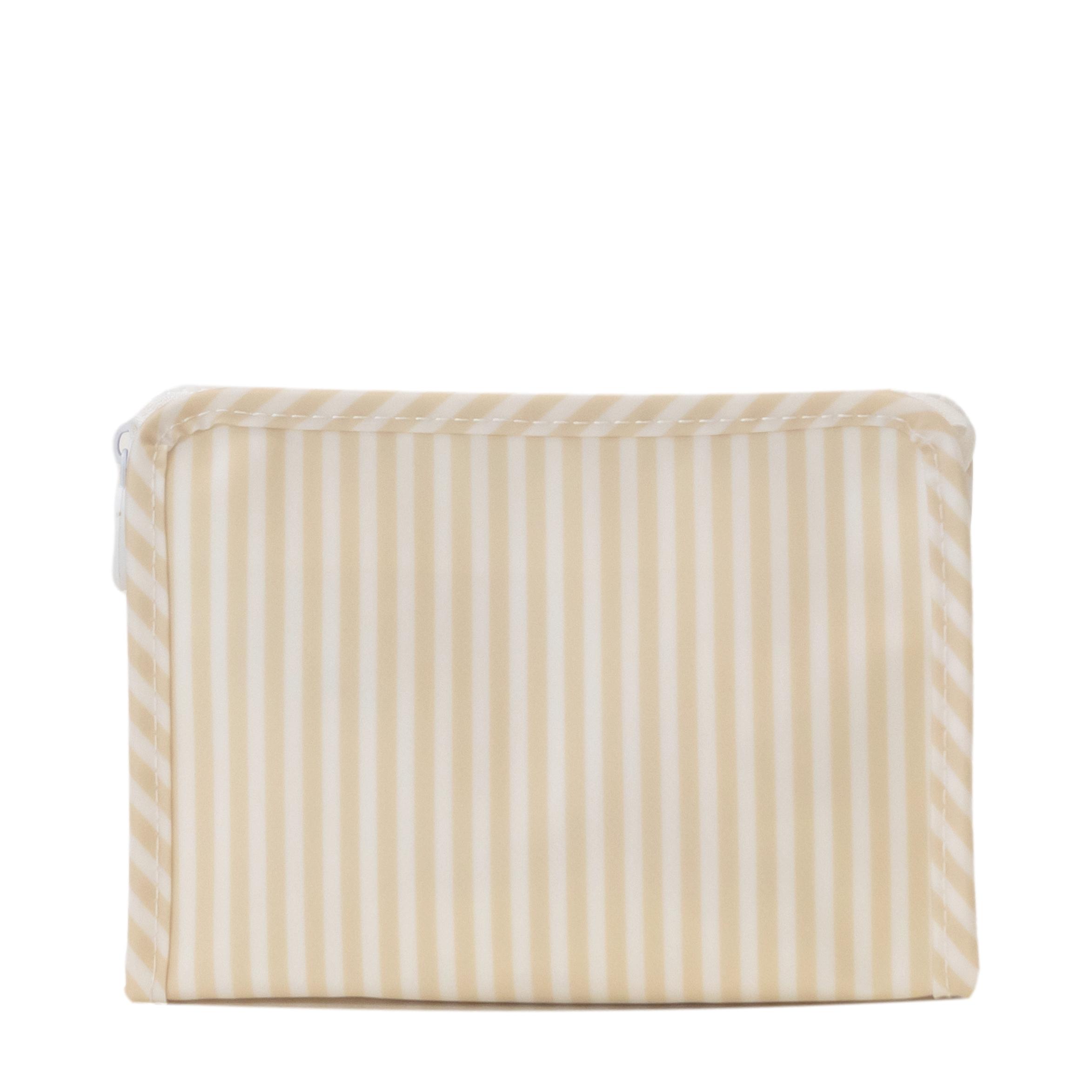 ROADIE MEDIUM Zip Pouch - PIMLICO STRIPE SAND *New!