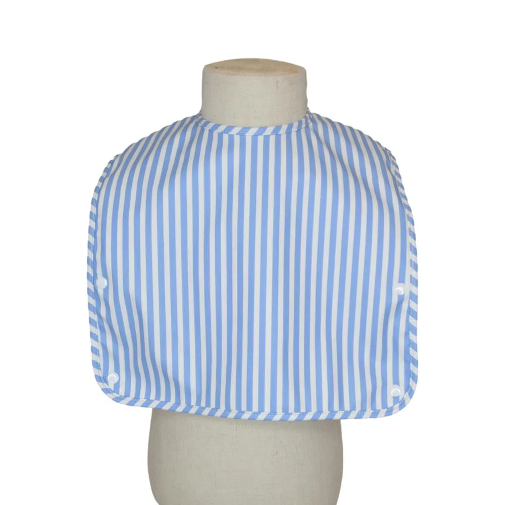 TRVL Pimlico Blue Chambray Stripe Bib