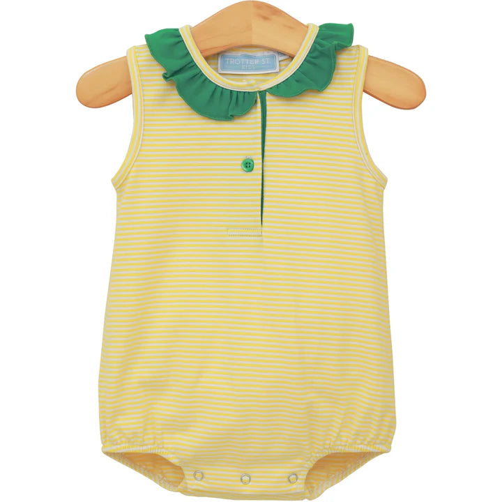 Nora Bubble Yellow Stripe from Trotter Street Kids
