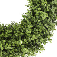 Faux Boxwood UV Protected 18 Inch Round Wreath