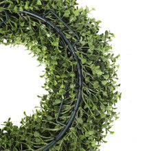 Faux Boxwood UV Protected 18 Inch Round Wreath