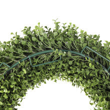 Faux Boxwood UV Protected 19 Inch Round Wreath