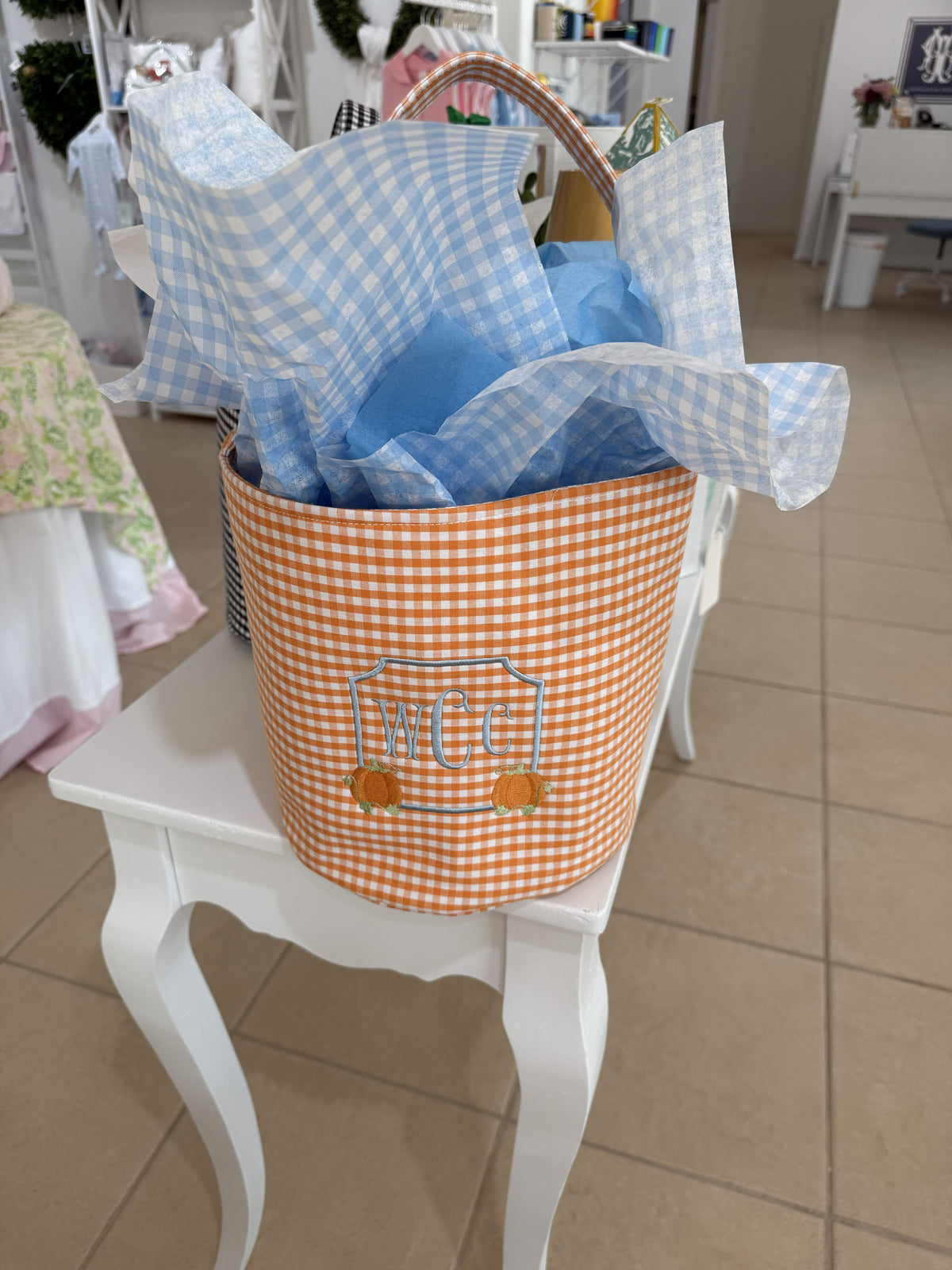 Bucket Bag Easter Basket, Halloween Treat Bag