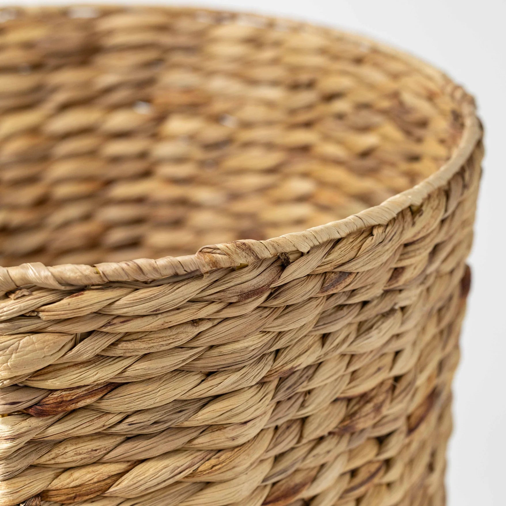 Hand Woven Basket with Lid