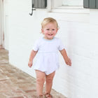 Bentley Baby Bubble in Light Blue Bitty Dot from Trotter Street Kids