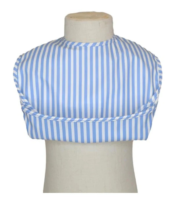 TRVL Pimlico Blue Chambray Stripe Bib