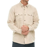 Men's Clay Flannel Shirt | Long Sleeve by GameGuard