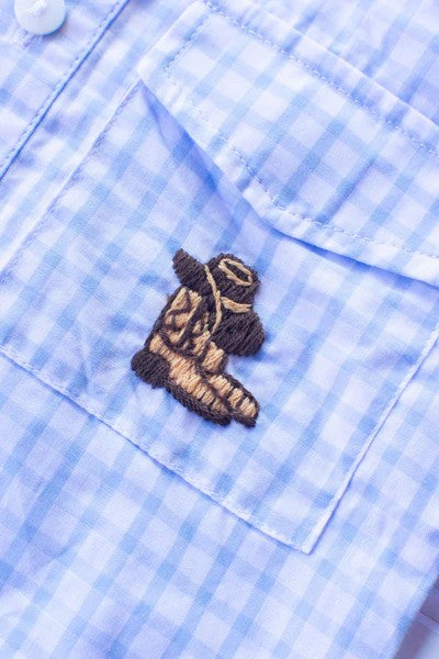 Boys Cowboy Fishing Shirt