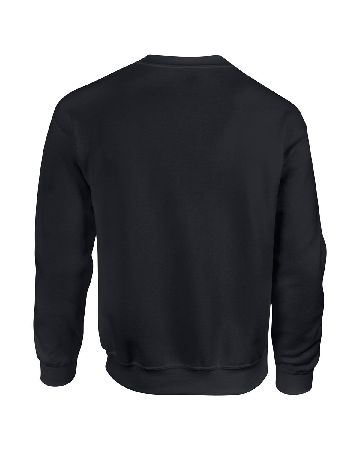 Black Crewneck Sweatshirt with Monogram