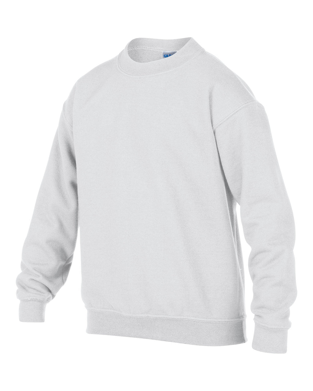 Youth White Monogrammed Sweatshirt
