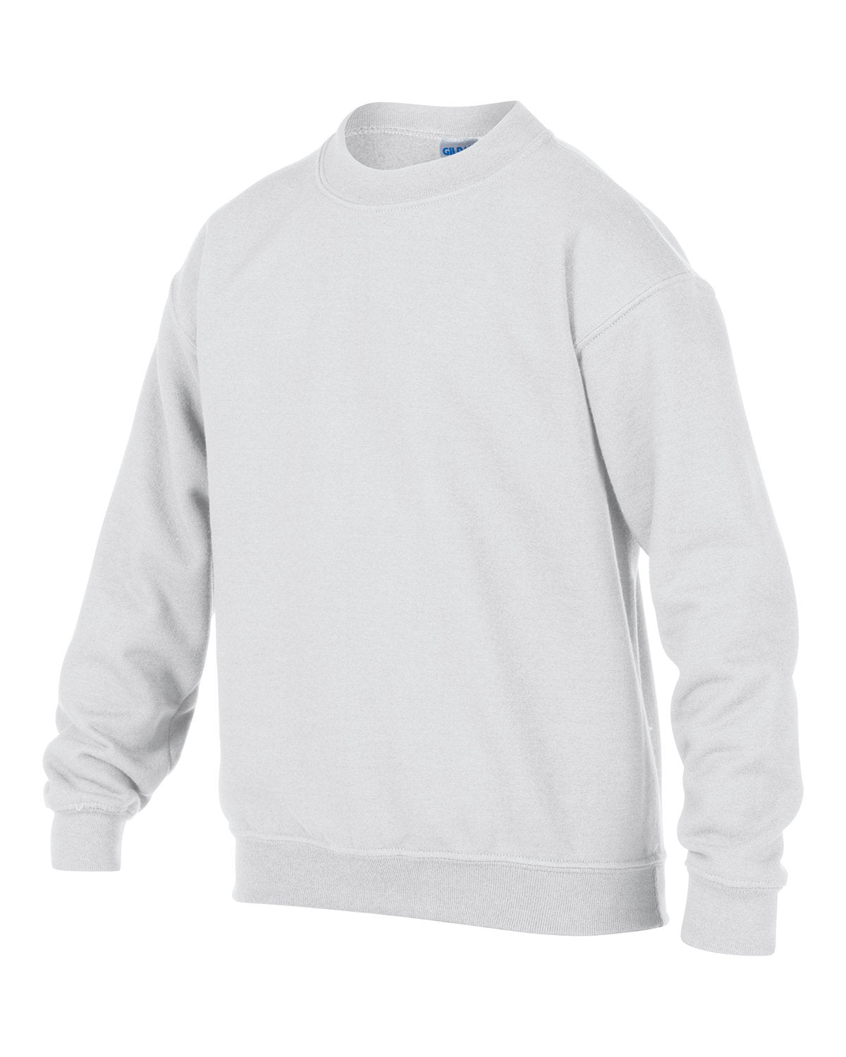Youth White Monogrammed Sweatshirt