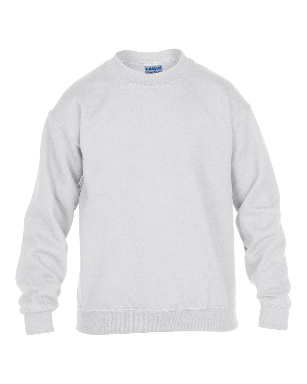 Youth White Monogrammed Sweatshirt