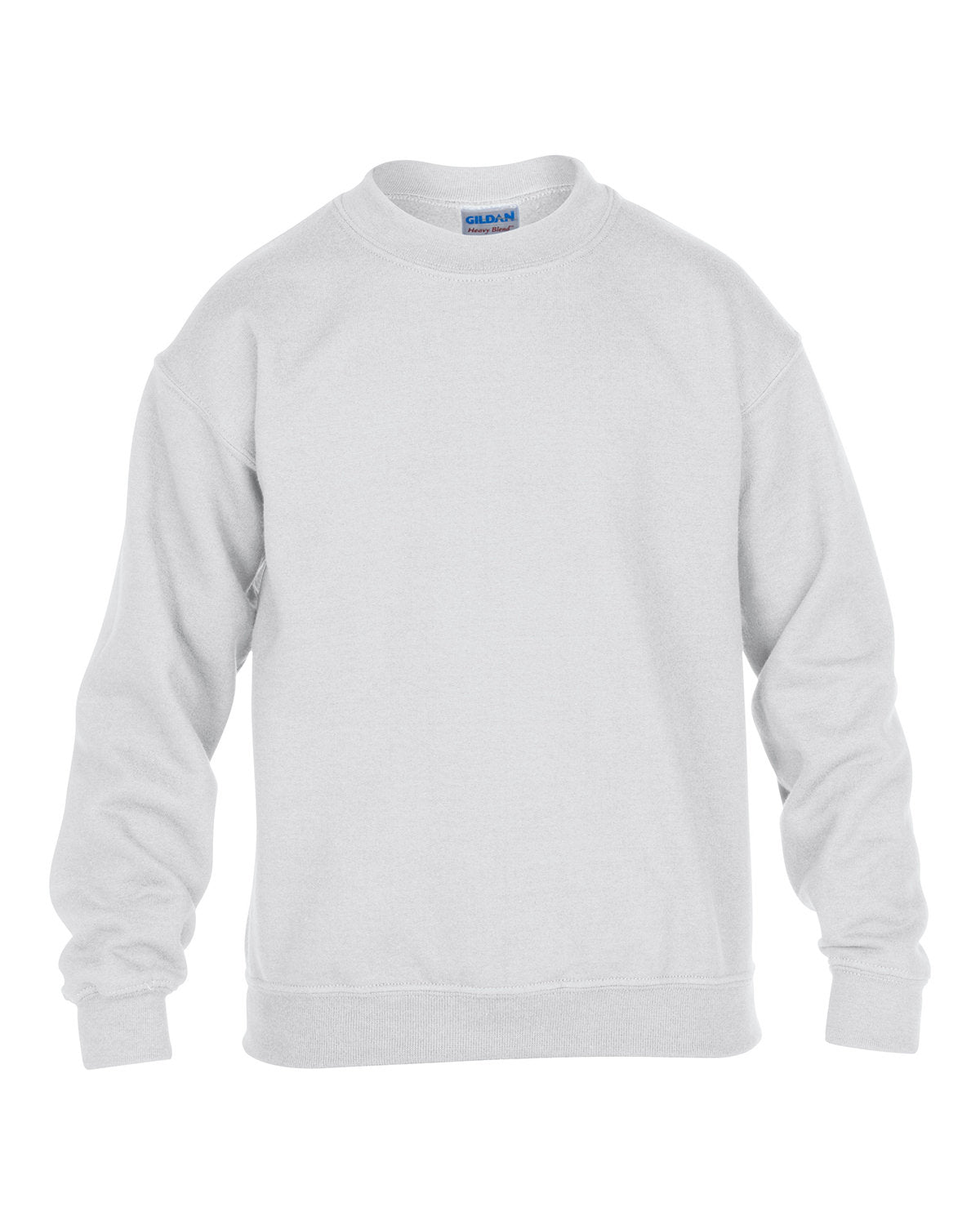 Youth White Monogrammed Sweatshirt