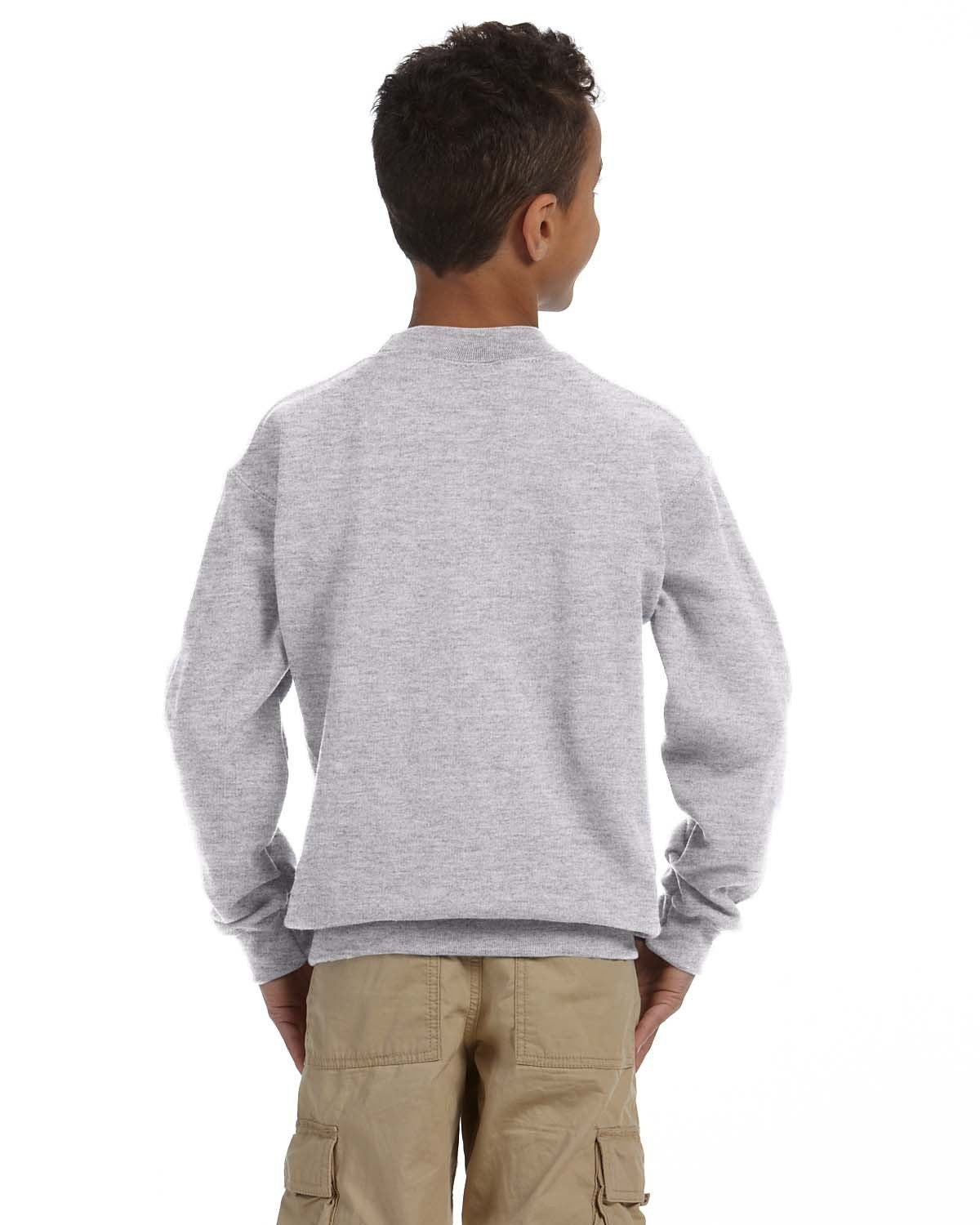 Youth Heather Grey Monogrammed Sweatshirt