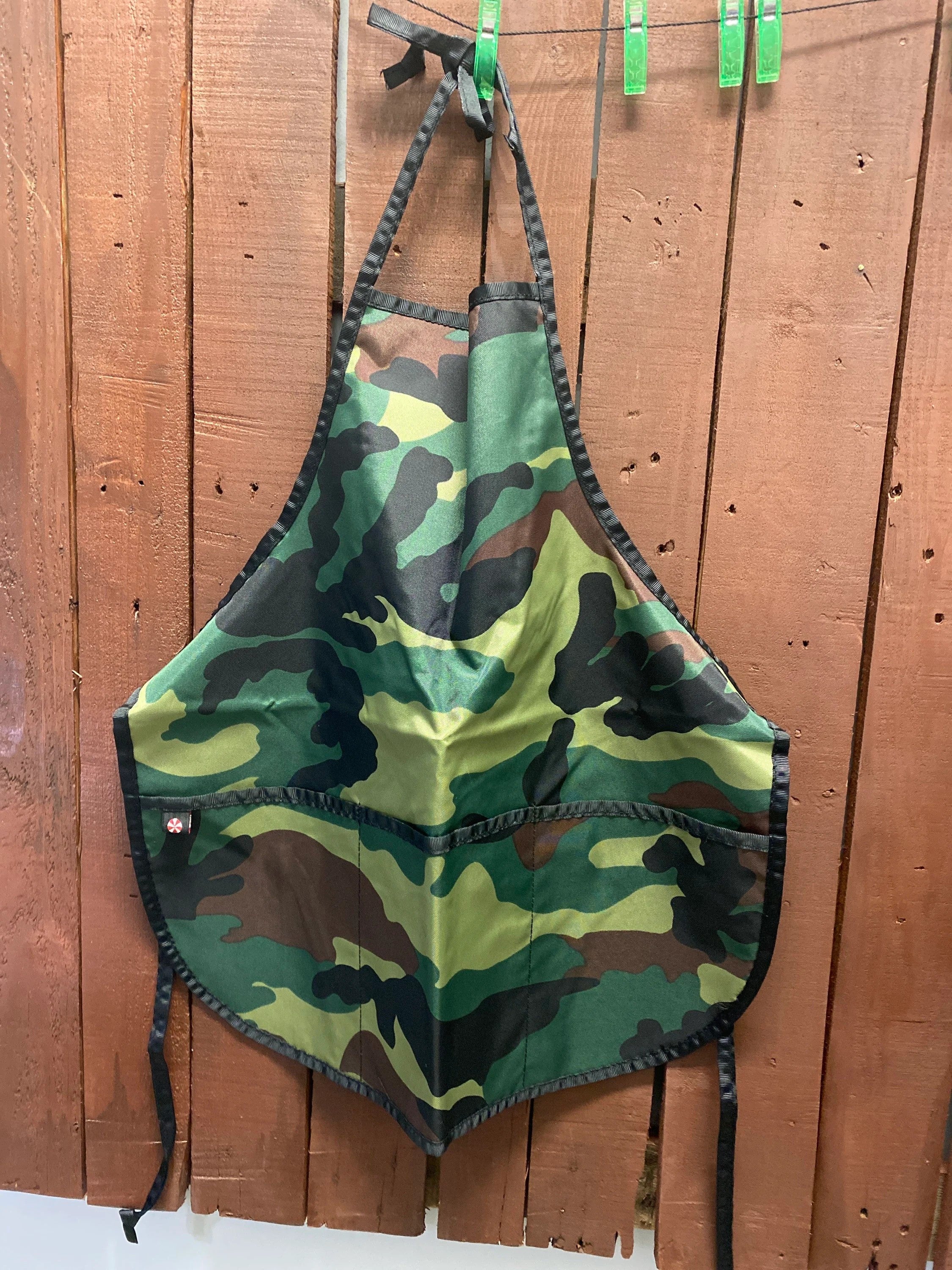 Kid's Camouflage Art Smock Apron