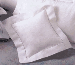 White Hemstitch Pillow Perfect for Wedding Ring Bearer