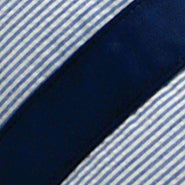 Navy Seersucker Baby Duffel