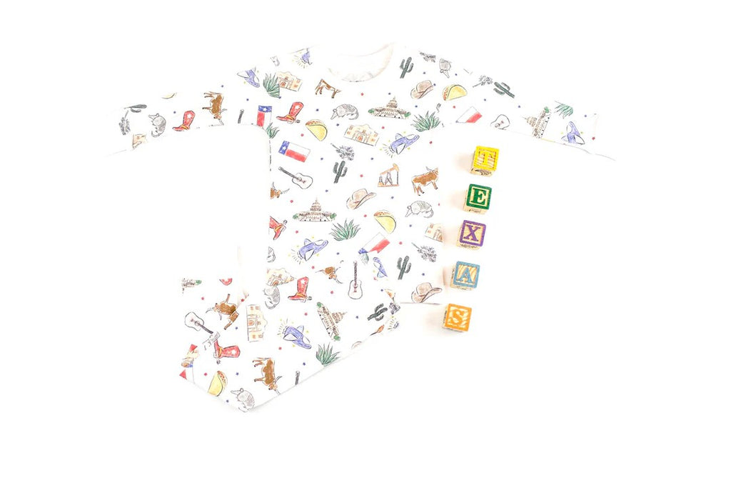 Texas Kids Organic Cotton Kids Pajamas