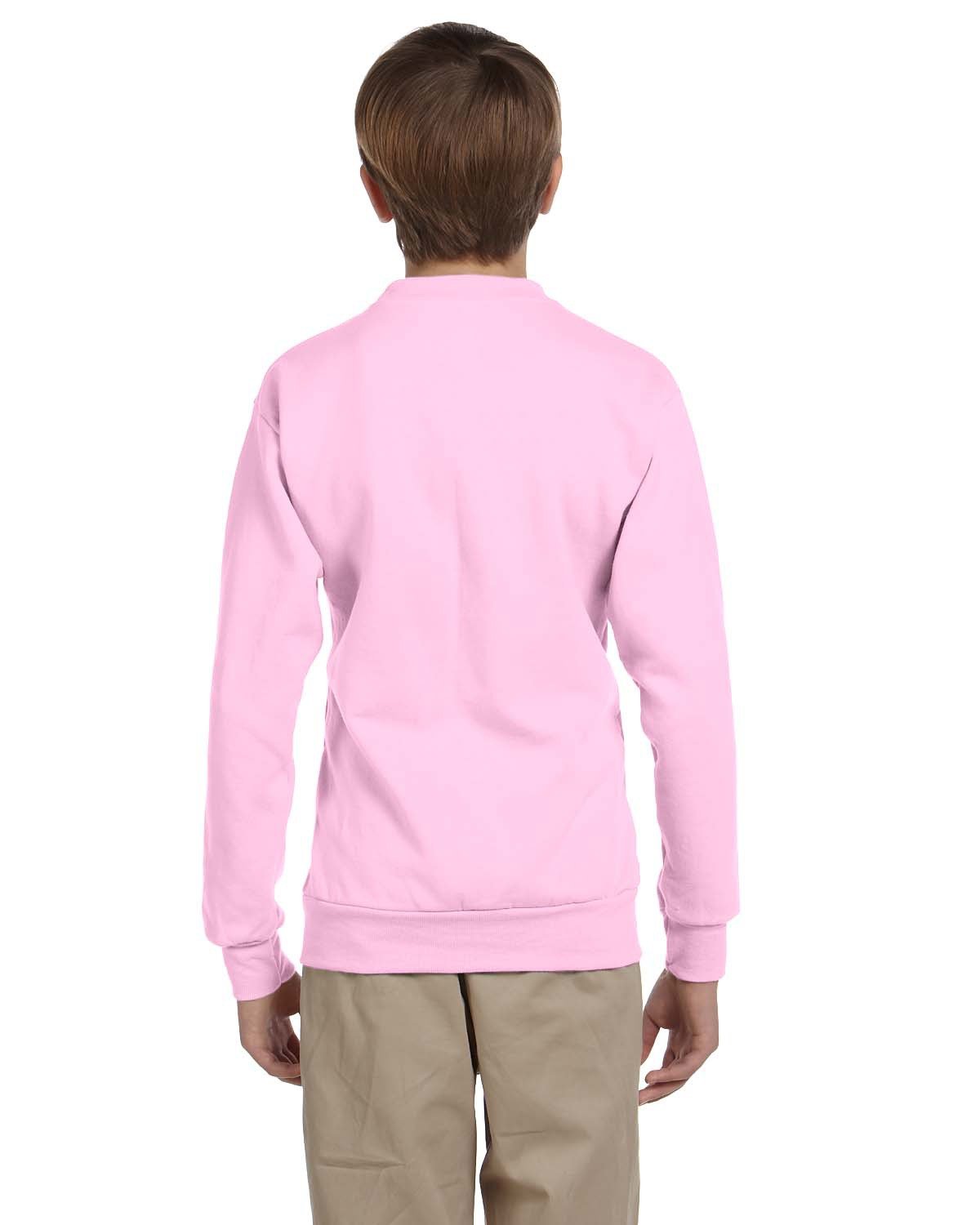 Youth Light Pink Monogrammed Sweatshirt