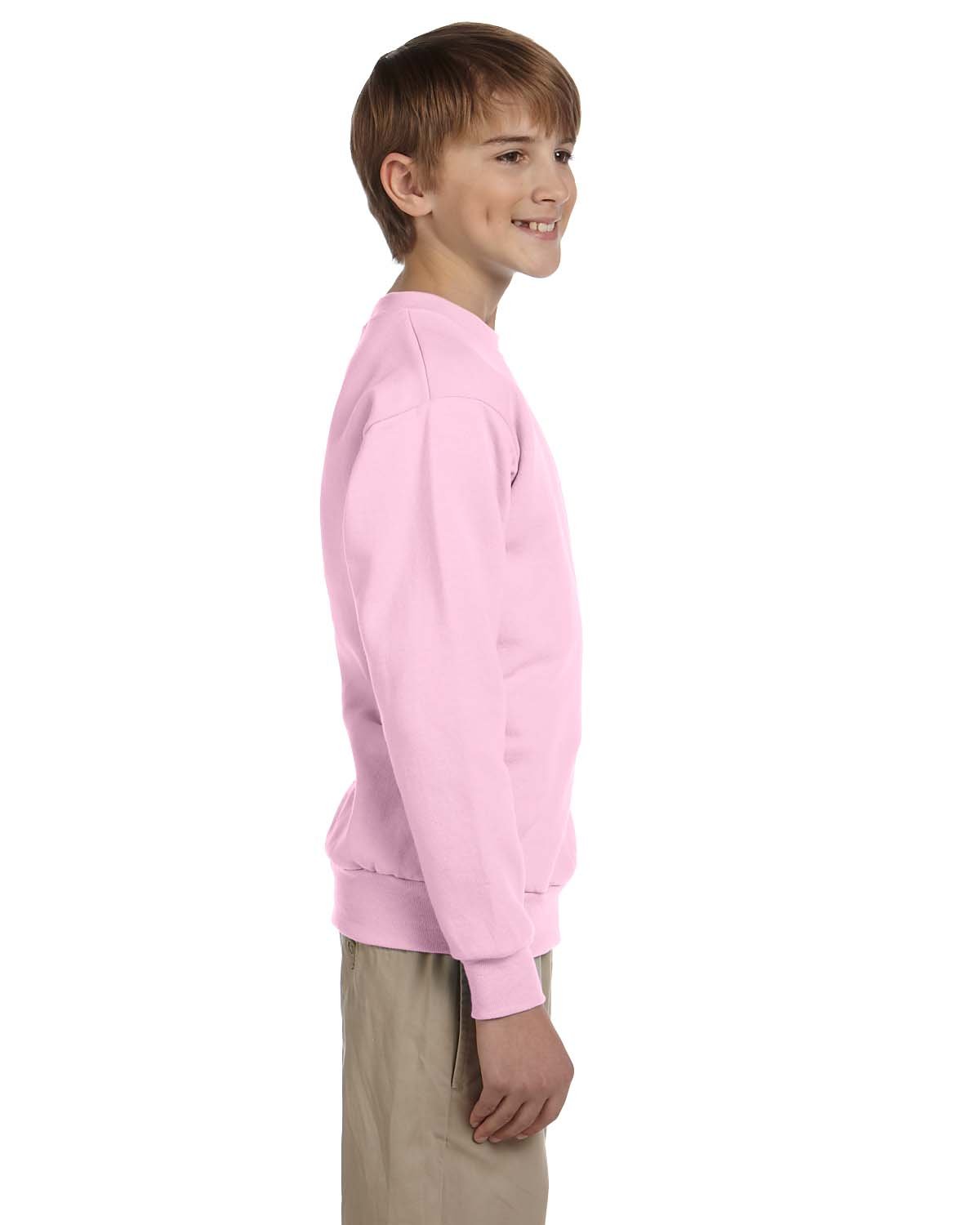 Youth Light Pink Monogrammed Sweatshirt