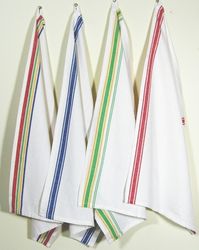 Vintage Striped Blue & White Kitchen Towel